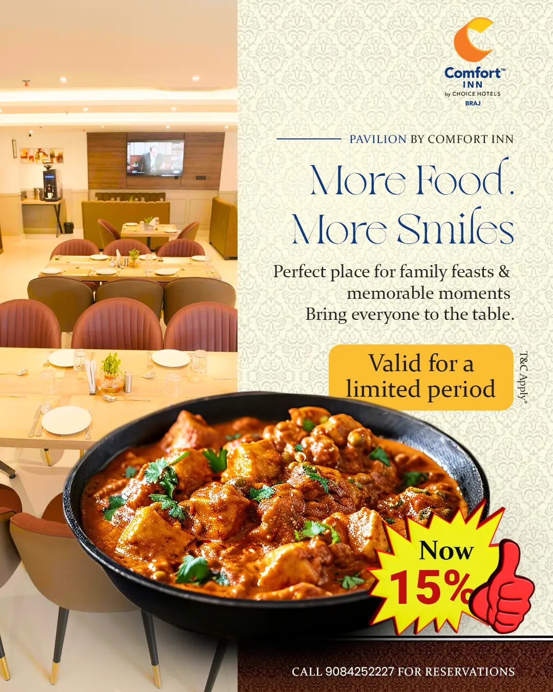 Comfort Inn — Dining Offer — Food / Promotion
